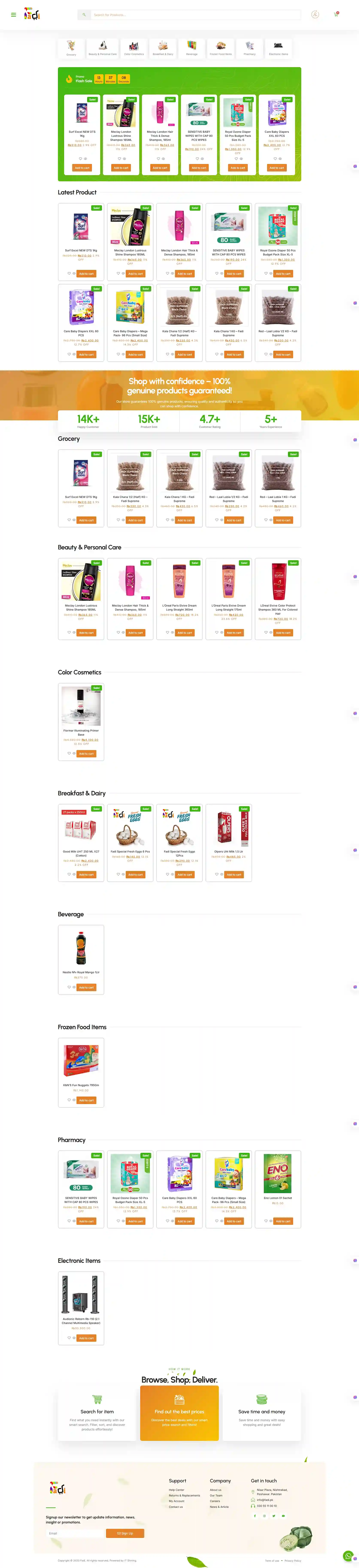 Fadi Online Store page 1