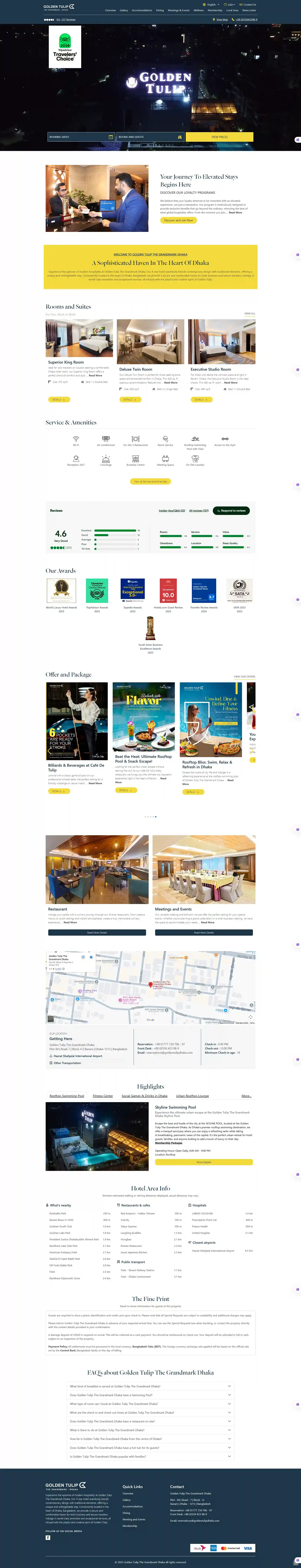 Golden Tulip Dhaka Hotel page 1